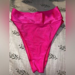 Aerie high cut cheeky bikini bottom